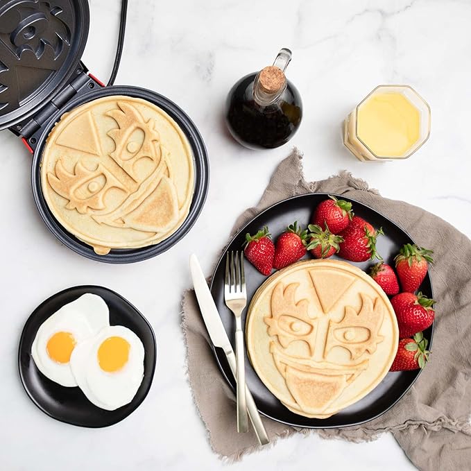Uncanny Brands KISS Demon Waffle Maker- You Wanted The Best Kiss Army Waffle