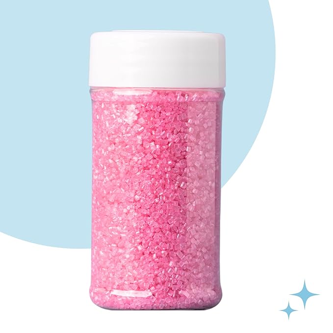 Sweets Indeed Heart Sprinkles, 4 Pack, Edible Sprinkle Mix, Perfect for Cake Decorations, Baking, Ice Cream, Cookies, Cupcake Topper (Sweetheart)