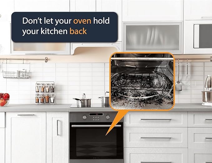 Oven Liners for Bottom of Oven - 3 Pack Large Heavy Duty Mats, 16.25”x23” Non-Stick Reusable Liner for Electric, Gas, Toasters, Grills - BPA & PFOA Free Kitchen Accessory to Keep It Clean (Silver)