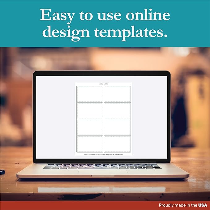 Premium Label Supply White Sticker Shipping/Mailing Labels – 4" x 2.5" – Laser/Inkjet Compatible – (8 per Sheet), 25 Sheets – 200 Total Adhesive Labels