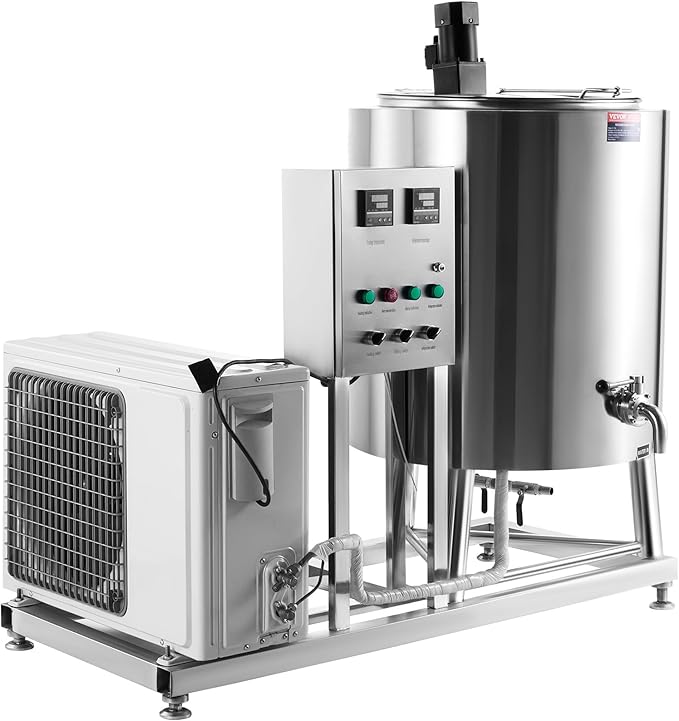 VEVOR Milk Pasteurizer 150L, Commercial Milk Pasteurization Machine, Food Grade 304 Stainless Steel, Professional Pasteurization with Time and Temperature Control, for Milk Juice Yogurt Sterilization