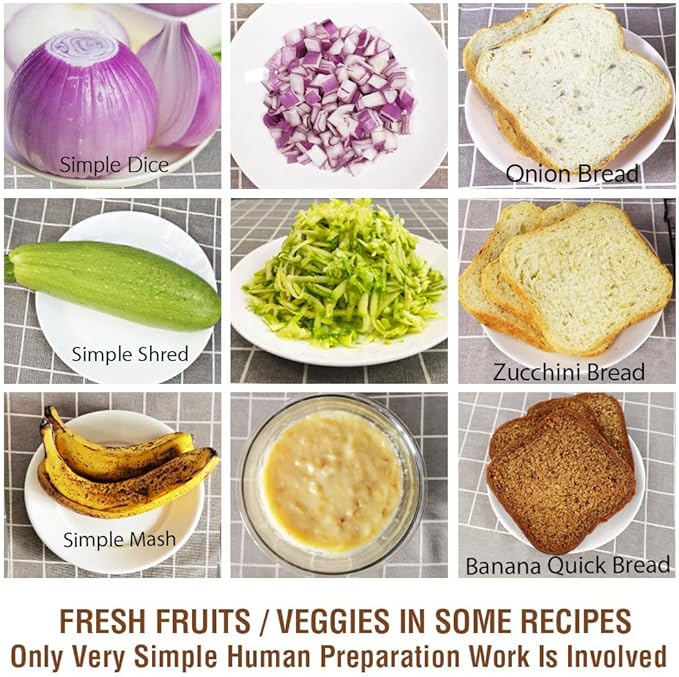 KITCHENARM 19-in-1 HANDY Bread Machine with Homemade Cycle and Gluten Free Setting - Beginner Friendly 2LB 1.5LB 1LB White Bread Maker Machine with Recipes and Delay Timer