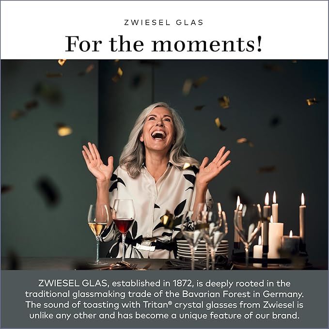 ZWIESEL GLAS Pure Cabernet Red Wine Glass (Set of 2), Graceful Wine Glasses for Red Wine, Dishwasher-Safe Tritan Crystal Glasses, Made in Germany (19 Ounce)