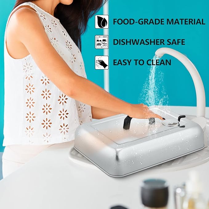 13x 9.75Inch Cheese Melting Domes, HaSteeL Rectangular Basting Steam Cover for Flat Top Griddle Cooking Outdoor & Indoor, Heavy Duty Stainless Steel Grill Lid with Adjustable Vent, Easy to Clean