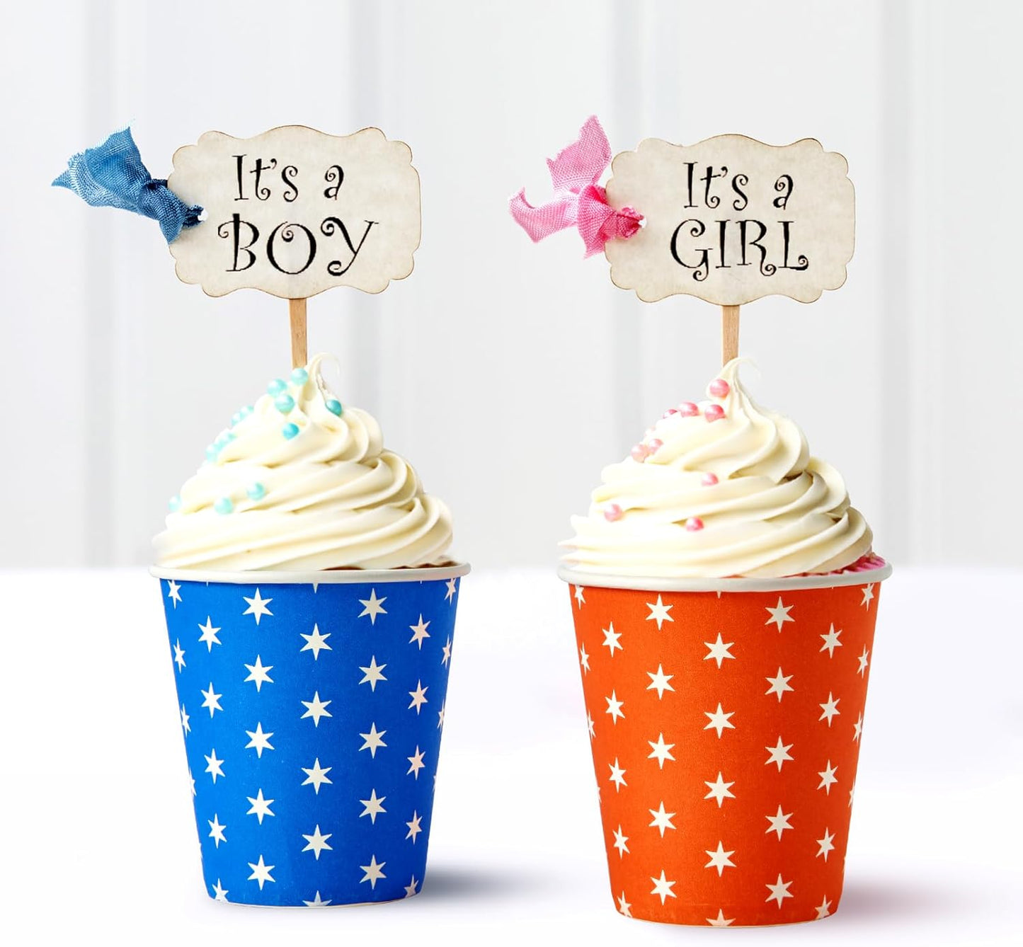 500 Pack 5oz Paper Cups, Multicolor Paper Disposable Cups, Small Mouthwash Cups, Cold Beverage Drinking Cup for Party,Travel and Event (Stars)