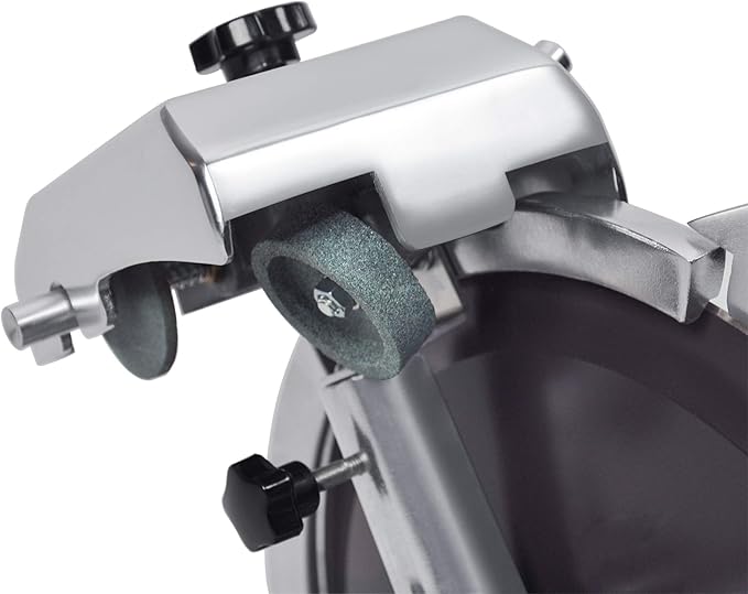 KWS MS-12NT Premium Commercial 420w Electric Meat Slicer 12-Inch Non-sticky Teflon Blade, Frozen Meat/Cheese/Food Slicer Low Noises Commercial and Home Use [ ETL, NSF Certified ]