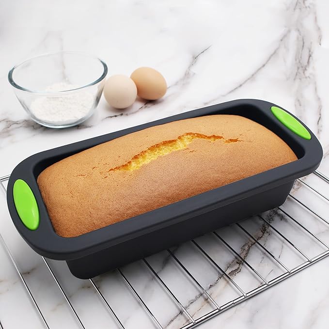 To encounter 41 Pieces Silicone Baking Pan Set, Silicone Cake Molds, Baking Sheet, Donut Pan, Muffin Pan with 36 Pack Baking Cups, Dishwasher Safe