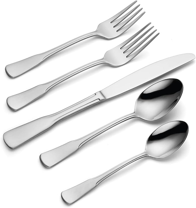 Oneida Colonial Boston 45-Piece Flatware Set, Service for 8