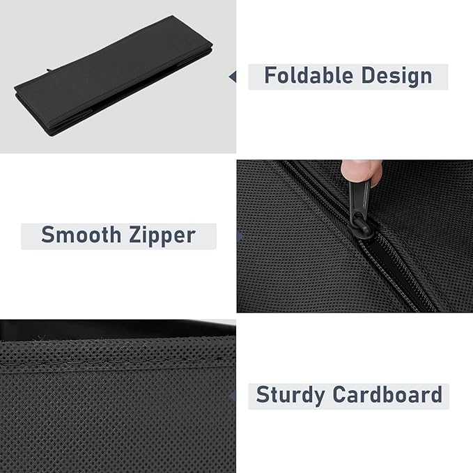 DIMJ Drawer Organizer Clothes - 20 Pack Closet Drawer Organizer Bins for Baby Clothes Storage, Fabric Dresser Organizer for Nursery Bedroom, Foldable Small Drawer Dividers for Underwear Socks