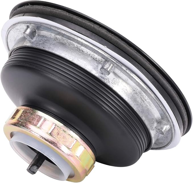 KONE 3-1/2 Inch Kitchen Sink Stainless Steel Basket Strainer Water Stopper with Drain Assembly, Black Finish Rustproof and Durable