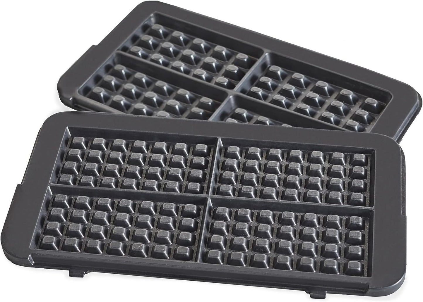 GreenPan Healthy Ceramic Nonstick Reversible Waffle Plates for 6-in-1 Contact Grill and Griddle, Dishwasher Safe, PFAS-Free