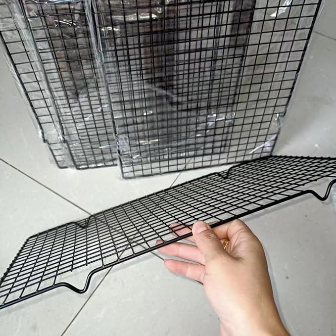 15.7''x9.8' Multi-Functional Cooling Racks -2PCSBaking Cooling Racks - Cookie Cooling Racks for Kitchen, Great for Cooling Biscuits/Bread/Paper Cups Cakes (2PCS 15.7''x9.8'')