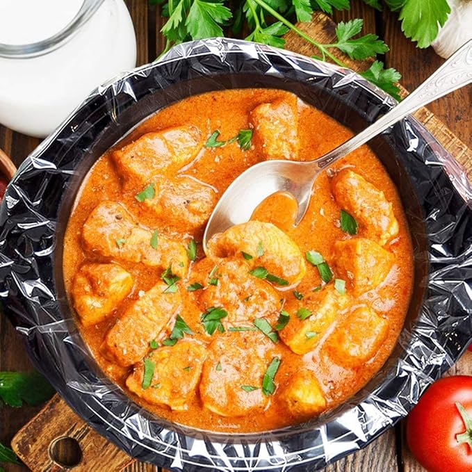 ECOOPTS Slow Cooker Liners (40 Liners), 13" × 21" Pot Liners Fit 3-8 Quarts, Disposable Cooking Bags Suitable for Oval & Round Pot, BPA Free (13" × 21")