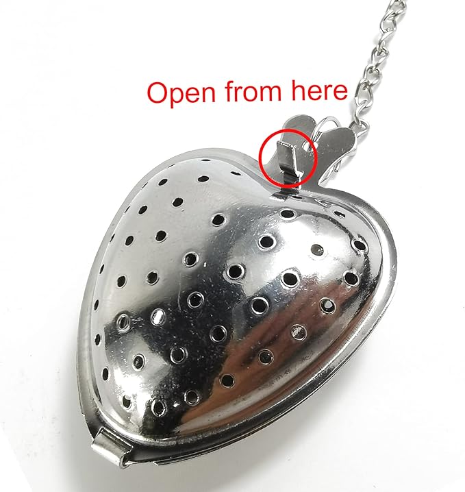 TIHOOD 15PCS Tea Strainer Stainless Steel Mesh Tea Ball Infuser Premium Tea Filter Tea Interval Diffuser with Extended Chain Hook for Loose Leaf Tea and Spices & Seasonings