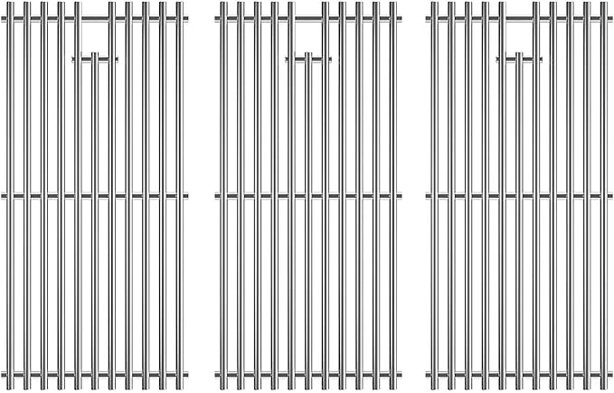 17" Grill Grates for Charbroil Infrared 3 Burner 463242515 463242516 466242515 466242516 G466-0025-W1A 463243016 463246018 463346017 463355220, Stainless Steel Charbroil Grill Replacement Parts