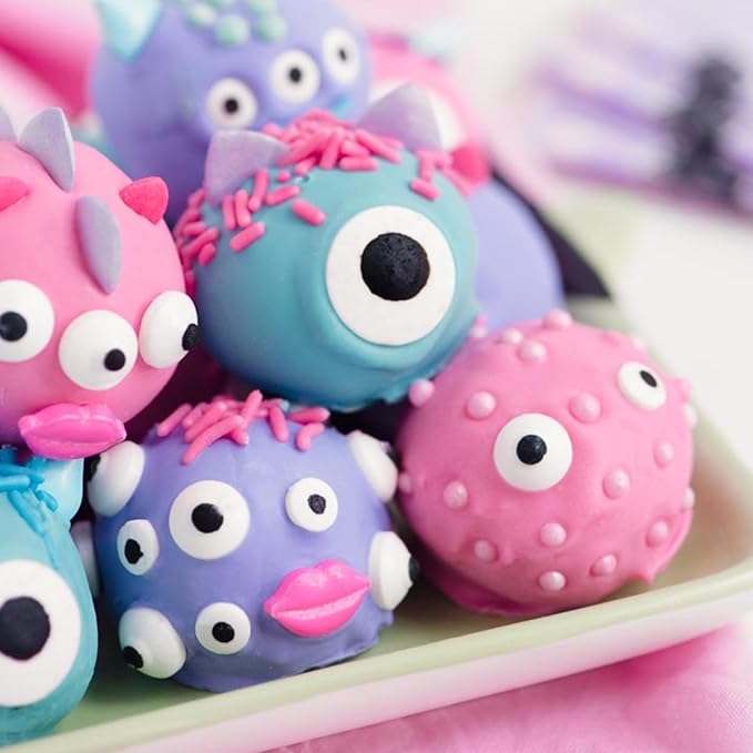 Sweets Indeed Candy Eyeballs, Halloween Edible Eyes, Assorted Variety, Perfect for Cake Decorations, Baking, Ice Cream, Cookies, Cupcake Topper, 2.53 ounces (Candy Eyeball Tacklebox)