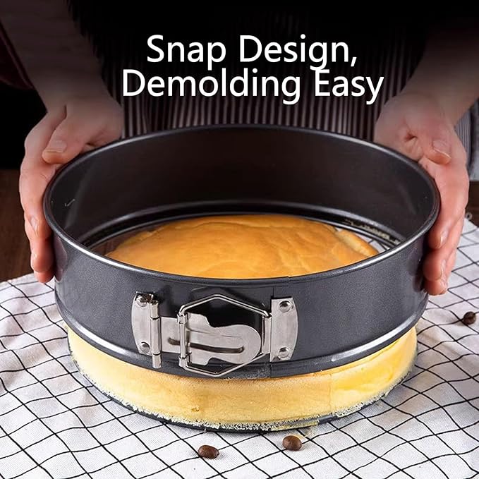 9" Springform Pan, Cheesecake Pan with Removable Bottom, Spring Form Round Baking Cake Mold for Pie,Bakeware Accessories,Baking Gadgets