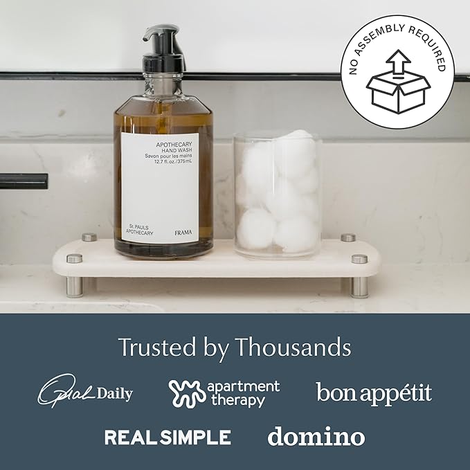 Dorai Home Sink Caddy – Water-Absorbing Stone Tray for Sink, Stainless Steel Feet, Fast-Drying, Sandstone