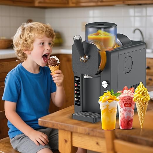 Ice Cream Maker, Slushie Machine for Home, Slushy Machine 70 oz Margarita Machine with 6 Preset Programs for Ice Cream,