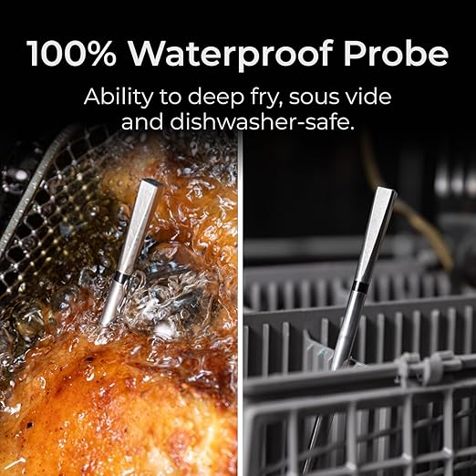 MEATER Pro Bundle: Smart Wireless Meat Thermometer with Built-in WiFi | Kitchen Towel & Bar Blade Opener | Long Range for Grilling, Smoking, Roasting & BBQ | Limited Edition Brown Sugar Color