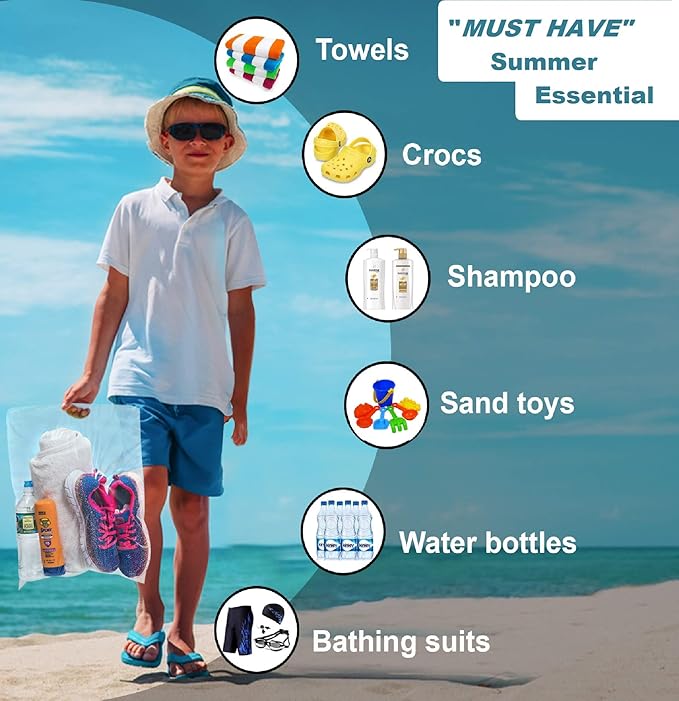 [ PACK OF 72 ] Large Resealable 3 Gallon Clear Reclosable Bags for Freezer, Brining, Food Storage, Bedding, Clothing, Organization, Moving, Packing or Travel 16" x 18" Jumbo Size