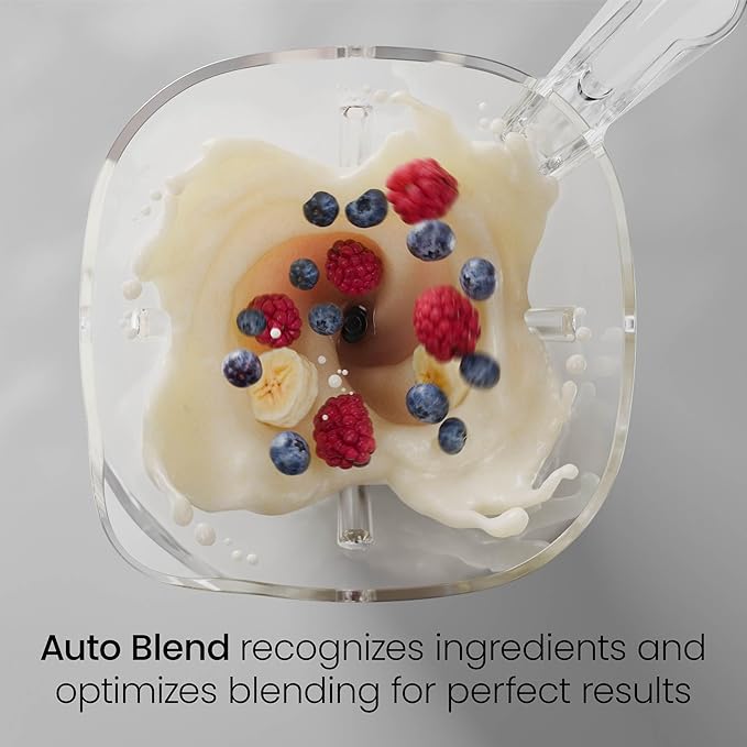 Chefman Obliterator 48 oz Countertop Blender for Smoothies, 1380W Motor to Crush Ice, Nuts, and Frozen Fruit with Stainless Steel Blade, Blender Pack Includes Two 20 oz. Travel Jars - Midnight