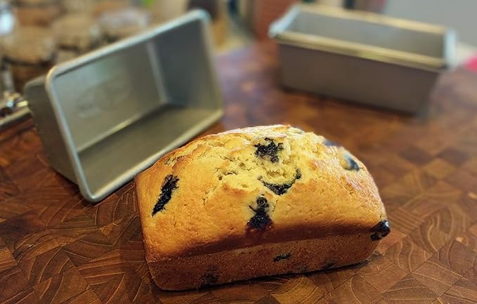 USA Pan Bakeware Nonstick Mini Loaf Pan, Set of 4, Aluminized Steel