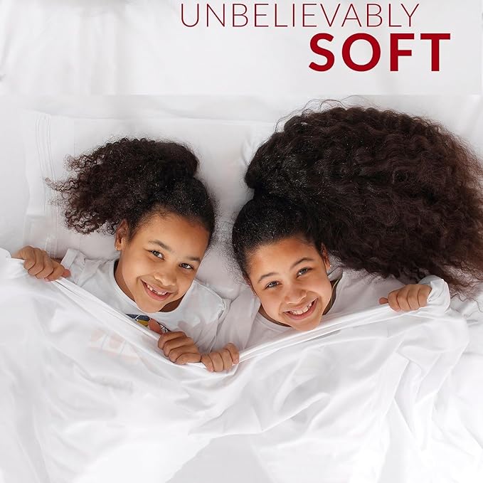 Mellanni Extra Deep King Sheets - 4 PC Iconic Collection Bedding - Hotel Luxury, Ultra Soft, Cooling Bed Sheets - Wrinkle, Fade, Stain Resistant (King, Black)