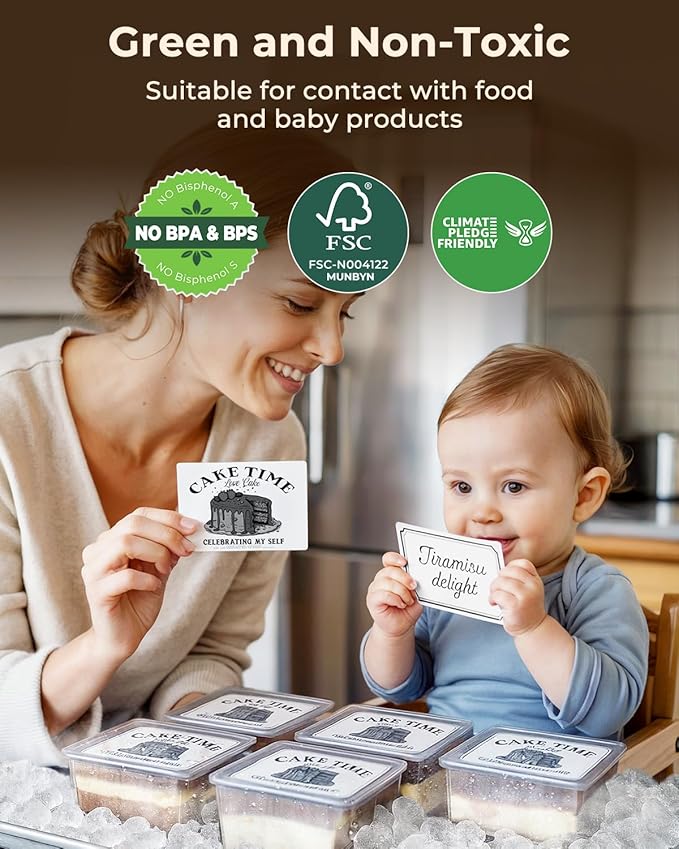 MUNBYN 4” X 3” Direct Thermal Labels, White Thermal Printer Stickers, Strong Adhesive, Labels Paper for Mailing, Barcode, 500 Sheets/1 Roll