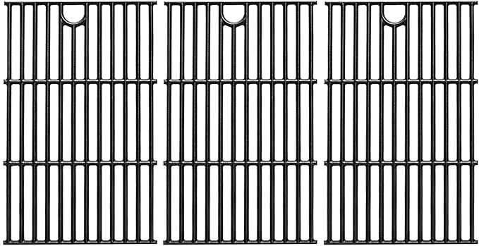 DELSbbq 17" Grill Grates for Charbroil Performance 6 Burner 463228622 463229021 463229521 463229521B 463284422, Cooking Grids for Charbroil Grills, Replacement Parts for G426-0005-W1, Cast Iron