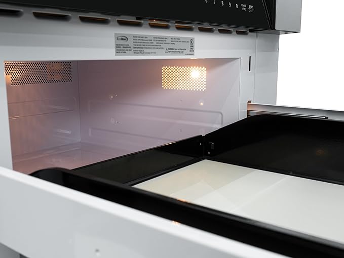 KoolMore KM-MD30-SS Microwave Drawer, Capacity in Stainless-Steel, 30 in/1.2 cu. ft, Silver