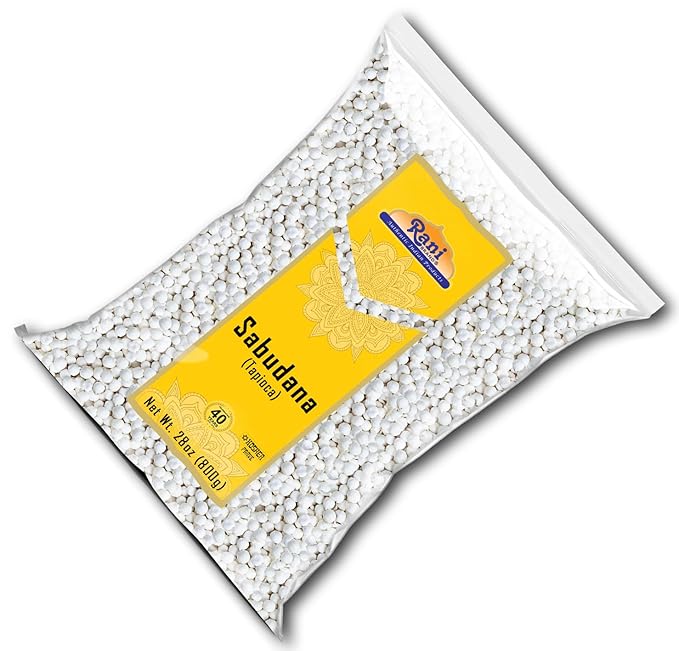Rani Sabudana (Tapioca/Sago) Pearls 28oz (800g) ~ All Natural | Vegan | No Colors | NON-GMO | Indian Origin