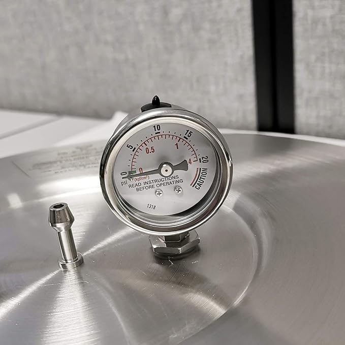 BUFFALO Stainless Steel Pressure Cooker_All Series (Accessory, Pressure Gauge - Fits 37 Quart)