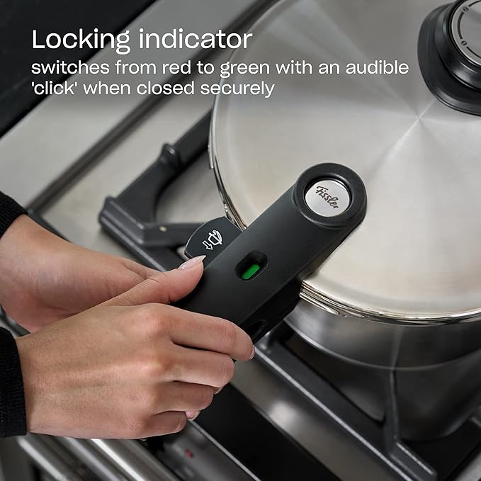 Fissler Vitavit Premium Pressure Cooker and Pressure Skillet Set, 2.6 Quart and 4.8 Quart