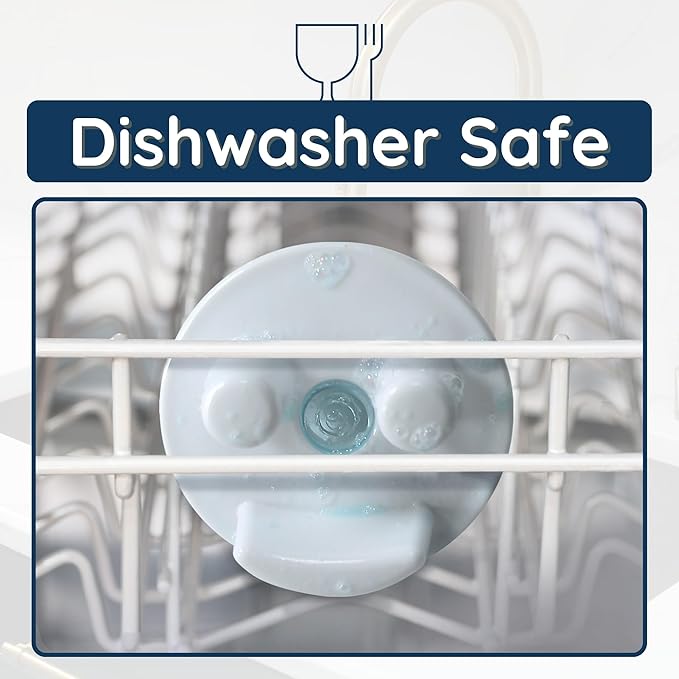 Sponge Daddy Caddy by Storage Theory – Sponge Mommy & Daddy Kitchen Sink Organizer, Universal, Simple Suction Cup Installation, Dishwasher Safe, Keep Sponges Dry, Odor-Free – White, 2 Pack