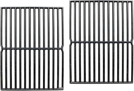 C752B(2-Pack) 15 Inch Cast Iron Cooking Grid Grates Replacement for Weber 7522 7521 Genesis Silver A Spirit 210 Spirit e210 Spirit 500 Parts