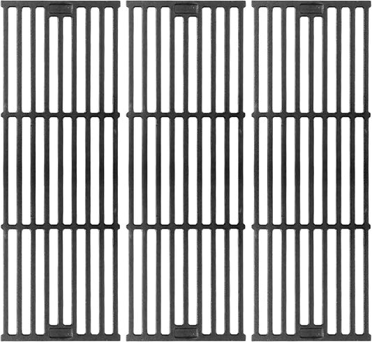 Grill Grates for Char Griller Replacement Parts Cast Iron Chargriller Cooking Grate 2121 2123 2222 2828 3001 3030 3725 4000 5050 5252 5650 9020 Charcoal Smoker Rack BBQ 19 3/4" x 20 1/4"