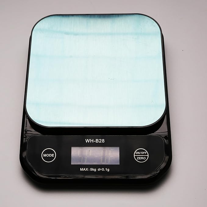 Waterproof 5kg/11lb Kitchen Scale, 0.1g/0.003oz High Precision, USB Rechargeable.
