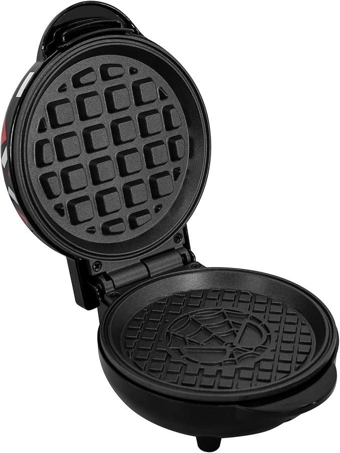 Uncanny Brands Marvel Miles Morales Mini Waffle Maker - Marvel Kitchen Appliance