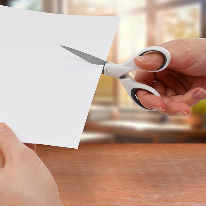 Westcott 5" Micro-Tip Fabric Scissors with Titanium-Bonded Blades - Ideal for Crafting, Sewing, and More