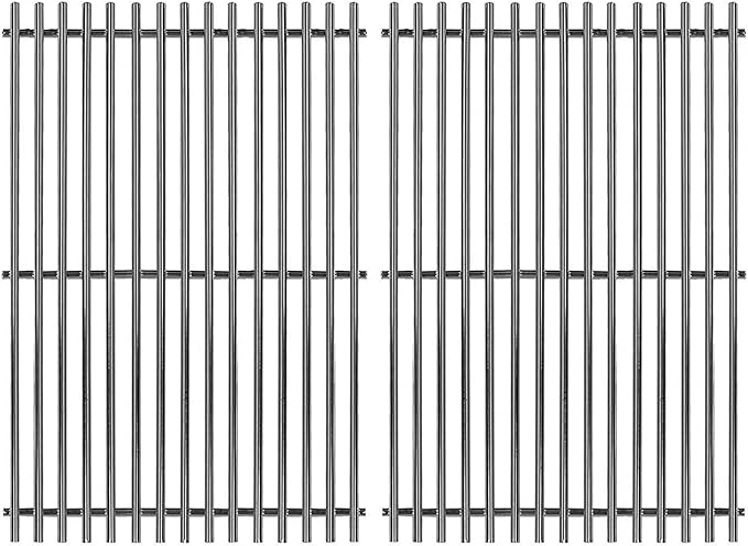 19.5" Stainless Steel Cooking Grates for Weber Genesis 300 Series, 19.5" Grill Grates Replacement Parts for Genesis E310 E320 E330 S310 S320 S330, Weber Genesis Grill Grates 7528/7524