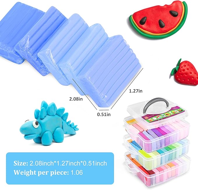 Polymer Clay Set, 72 Color Oven Bake with Sculpting Tools and Accessories, Modeling Clay for Kids,Ideal DIY Clay Art Set for Kids Beginners Artists