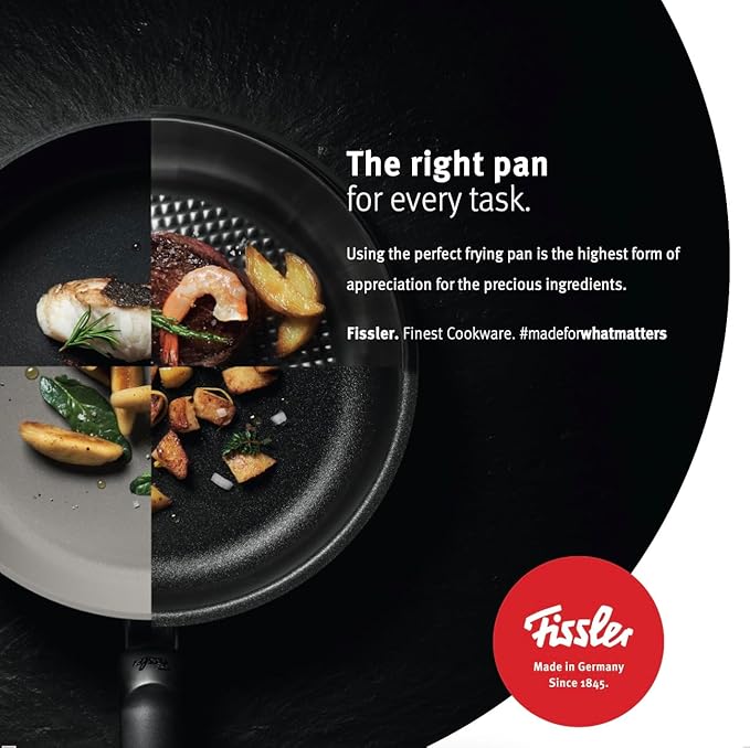 Fissler Comfort 10.2 Inch Glass Lid, Full View Cooking