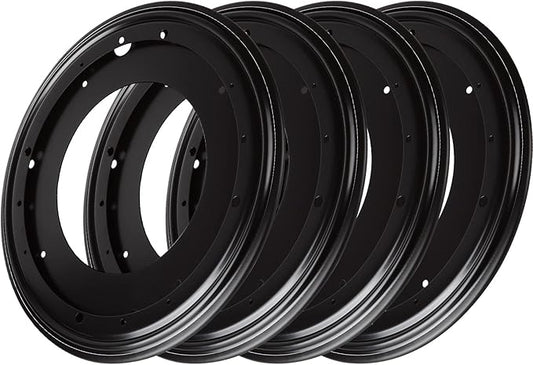 12 inch Lazy Susan Hardware, 4 Pcak Large Lazy Susan Turntable Bearing 5/16" Thick 1000lbs, Lazy Susan for Table, Serving Trays, Kitchen Storage Racks, Craft Table, Rotating Bearing Plate