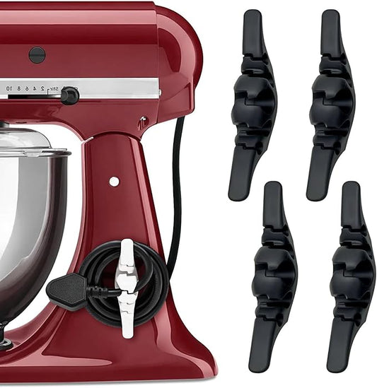 Cord Organizer for Appliances,Wire Organizers for Appliances, Kitchen Appliance Cord Organizer for Mixer,Blender,Coffee Maker,Pressure Cooker,Must-Have Kitchen Accessories for Daily Life（4 Packs）