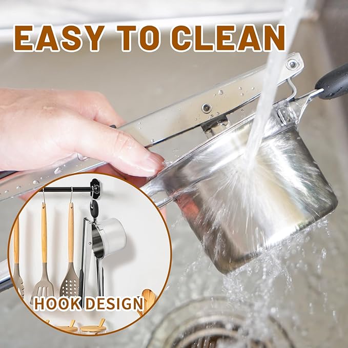 Potato Ricer 3 Interchangeable Discs Stainless Steel Potato Shredder for Smooth and Fluffy Mashed Potatoes, Puree, Fruit Juice, Baby Food (Silver)