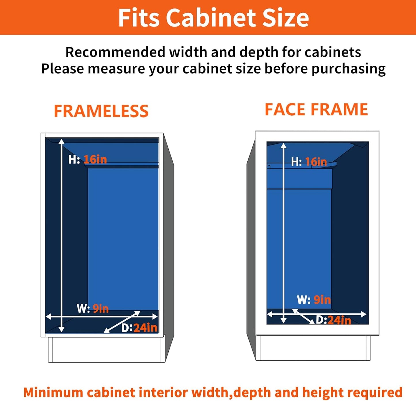 ROOMTEC Individual Pull Out Cabinet Organizer (7½"W x 21½"D), 2 Tier Spice Rack Organizer for Cabinet, Slide Out Drawer Pantry Shelf Organization and Storage for Kitchen Bathroom