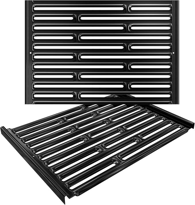 DELSbbq 15 Inch Grill Cooking Grates for Weber Old Spirit 200 with Side Control, Grill Grates for Weber 7523, Spirit E/S 200/210, Spirit 500, Genesis Silver A, Replacement for 7521 7522 65904 65905