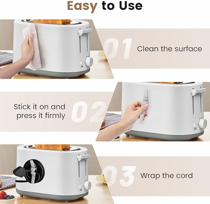 Cord Organizer for Appliances,Wire Organizers for Appliances, Kitchen Appliance Cord Organizer for Mixer,Blender,Coffee Maker,Pressure Cooker,Must-Have Kitchen Accessories for Daily Life（6 Packs）