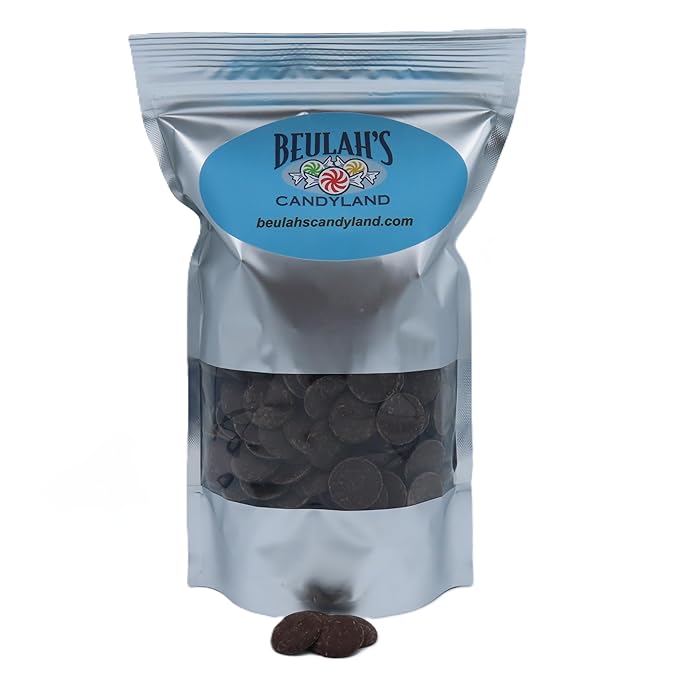 MERCKENS Coating Wafers, Dark Melting Chocolate, Cocoa Dark, 2 Pound Package